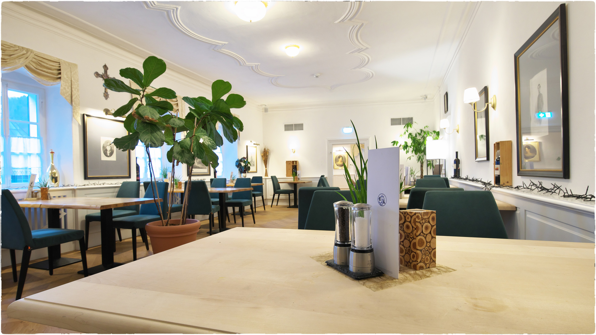 Das Restaurant im 1. Stock